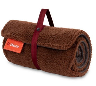 Heizdecke Stoov® Big Hug USB Woolly Brown